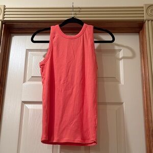 Coral Sleeveless Tank Top